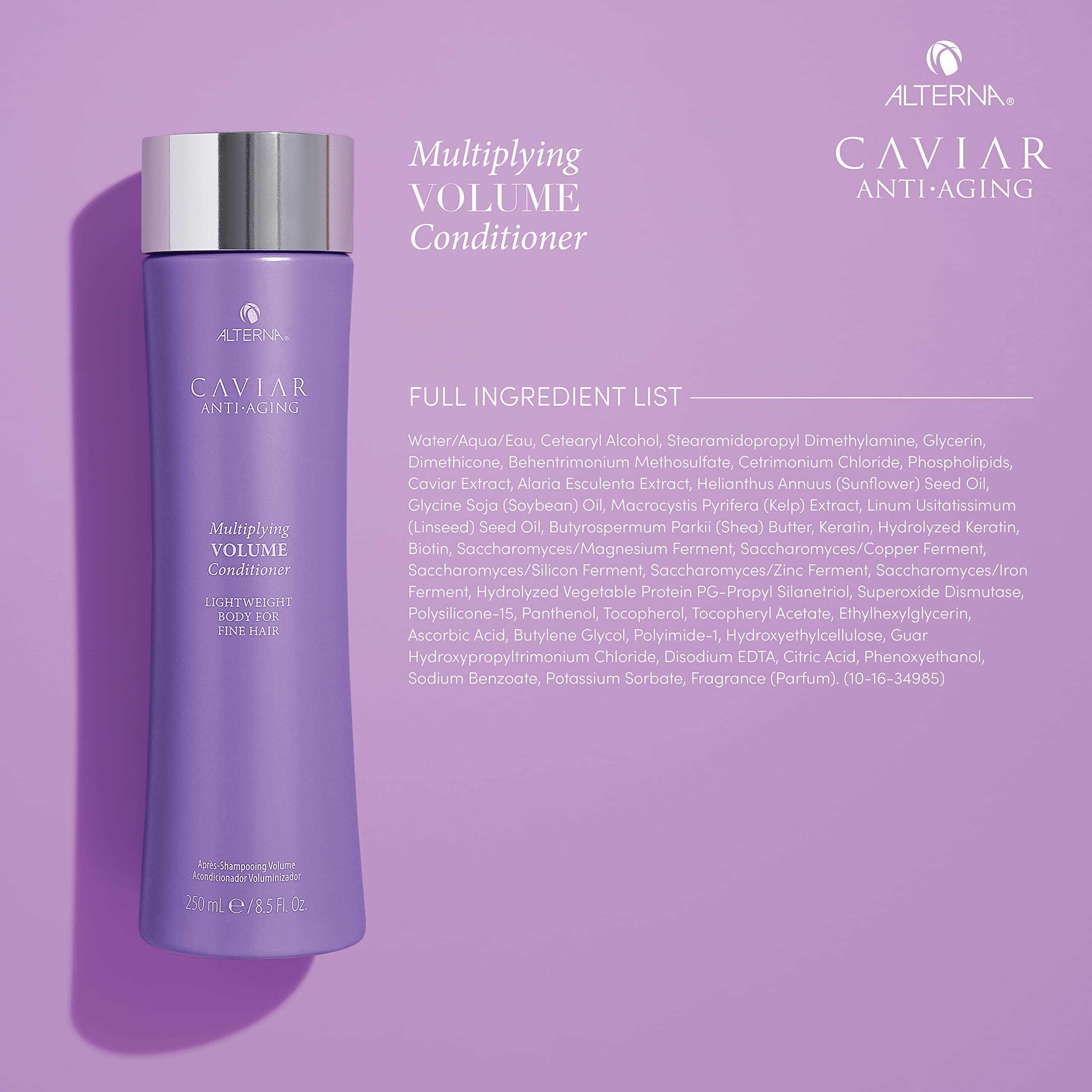 Alterna Caviar Anti-Aging Multiplying Volume Conditioner, 16.5 Fl Oz